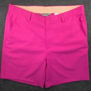 Fennec Golf Shorts Mens 38 Pink Performance Athletic Technical Athleisure